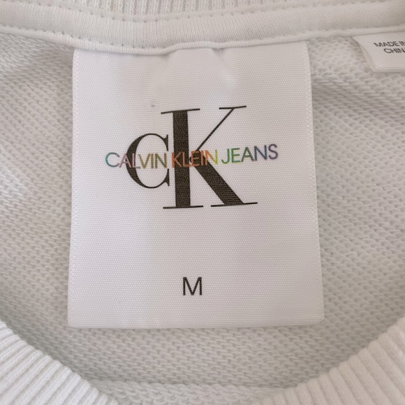 Calvin Klein PRIDE Collection Cotton Pullover Sweater (M) - Picture 9 of 15